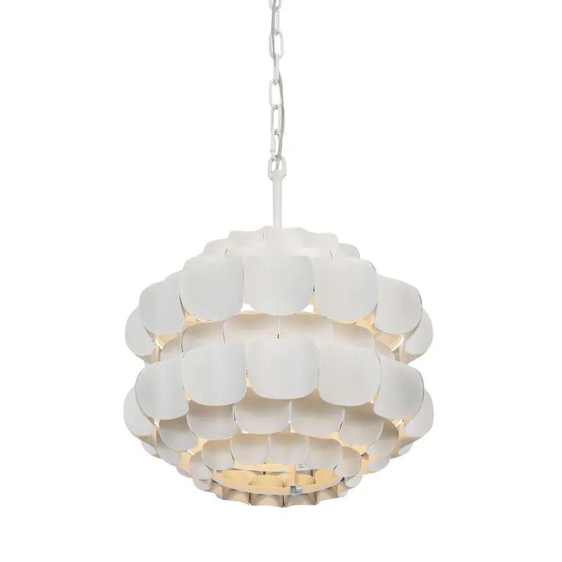 matte white pendant light