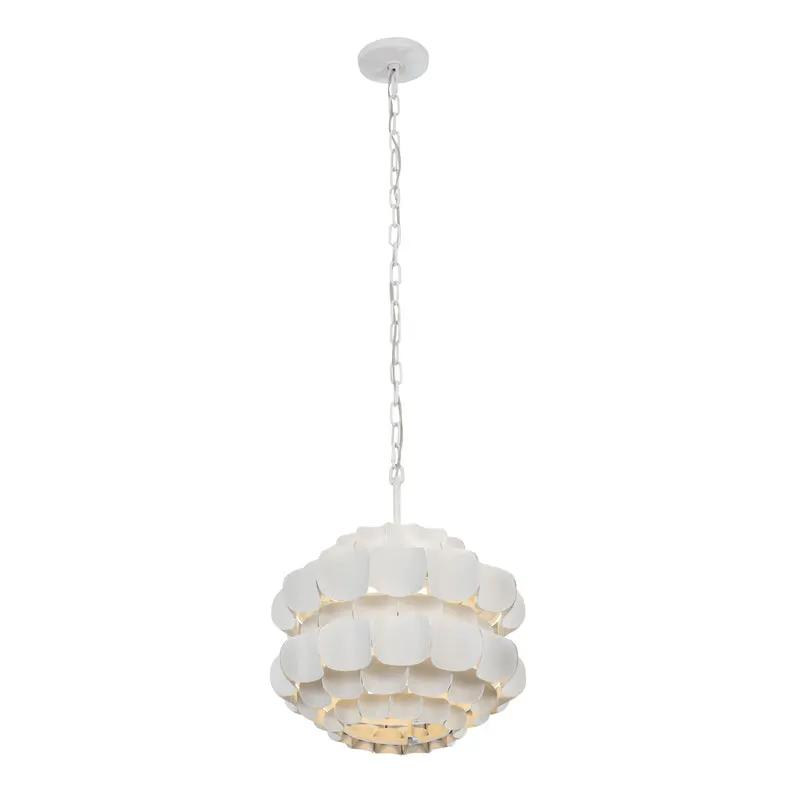 matte white pendant light