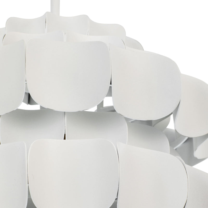 matte white pendant light