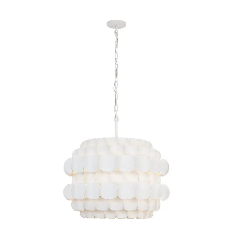 matte white pendant light