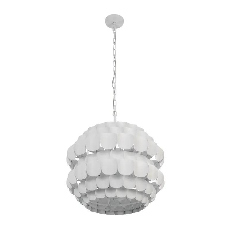matte white pendant light