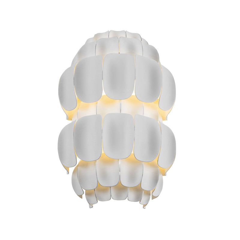 matte white wall mount light