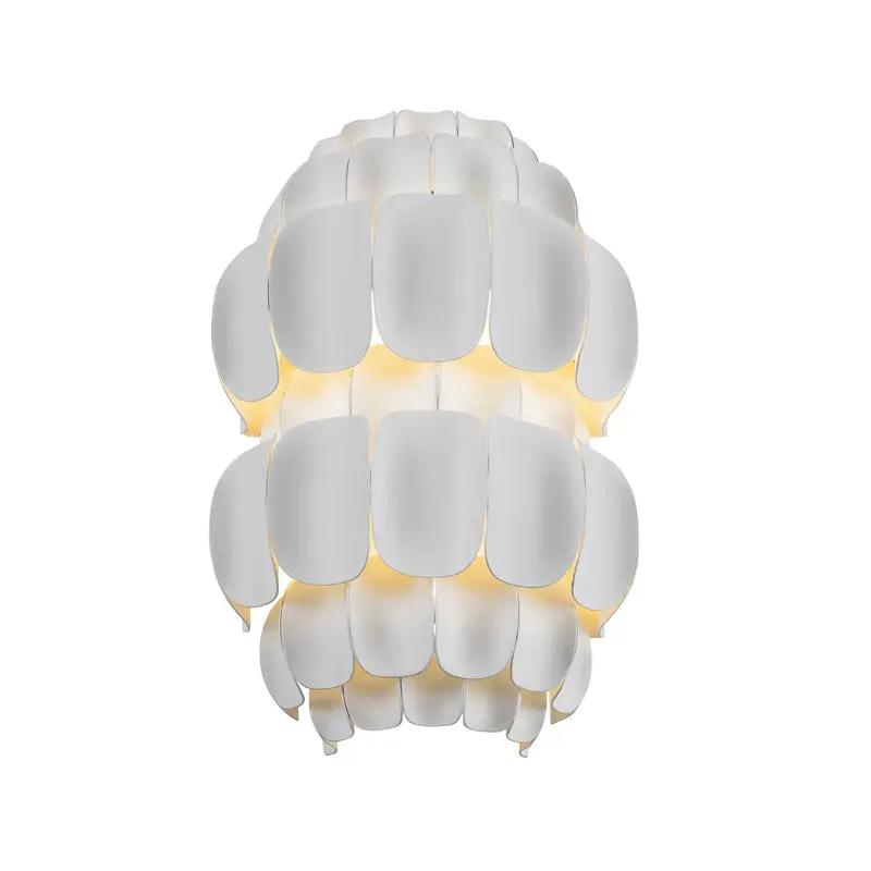 matte white wall mount light