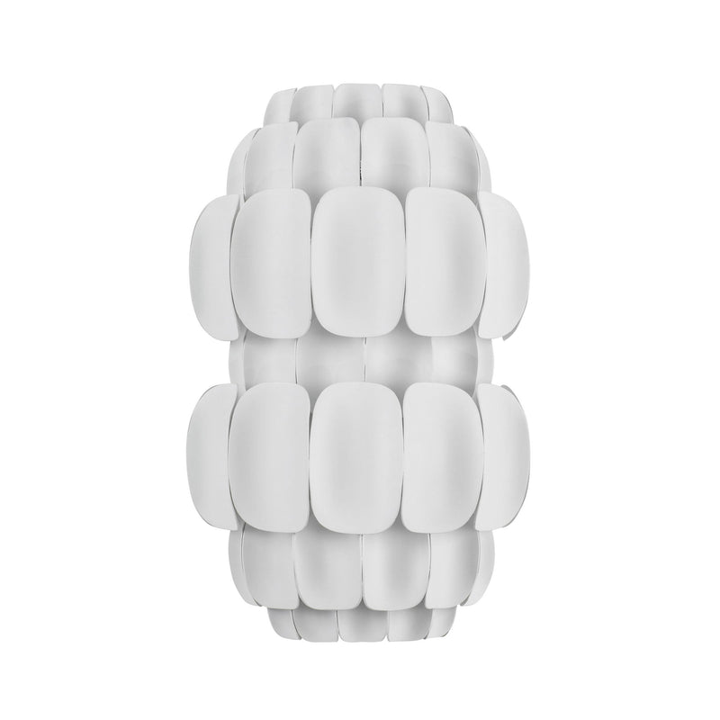 matte white wall mount light