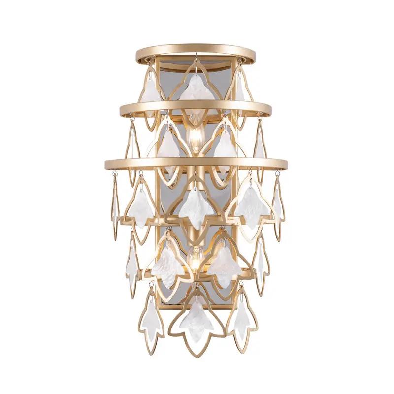 french gold wall mount light