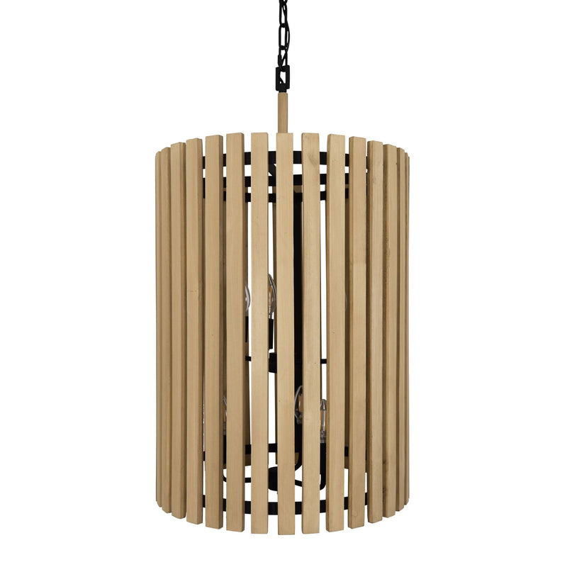 matte black/honey blonde pendant light