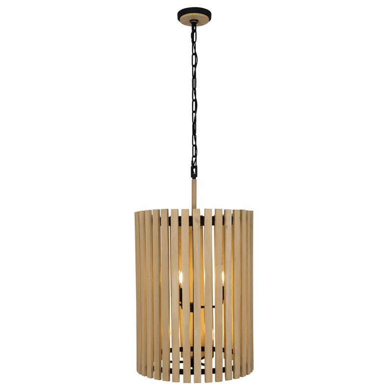 matte black/honey blonde pendant light