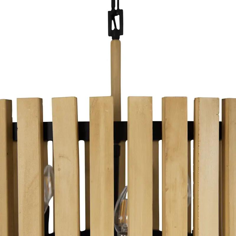 matte black/honey blonde pendant light