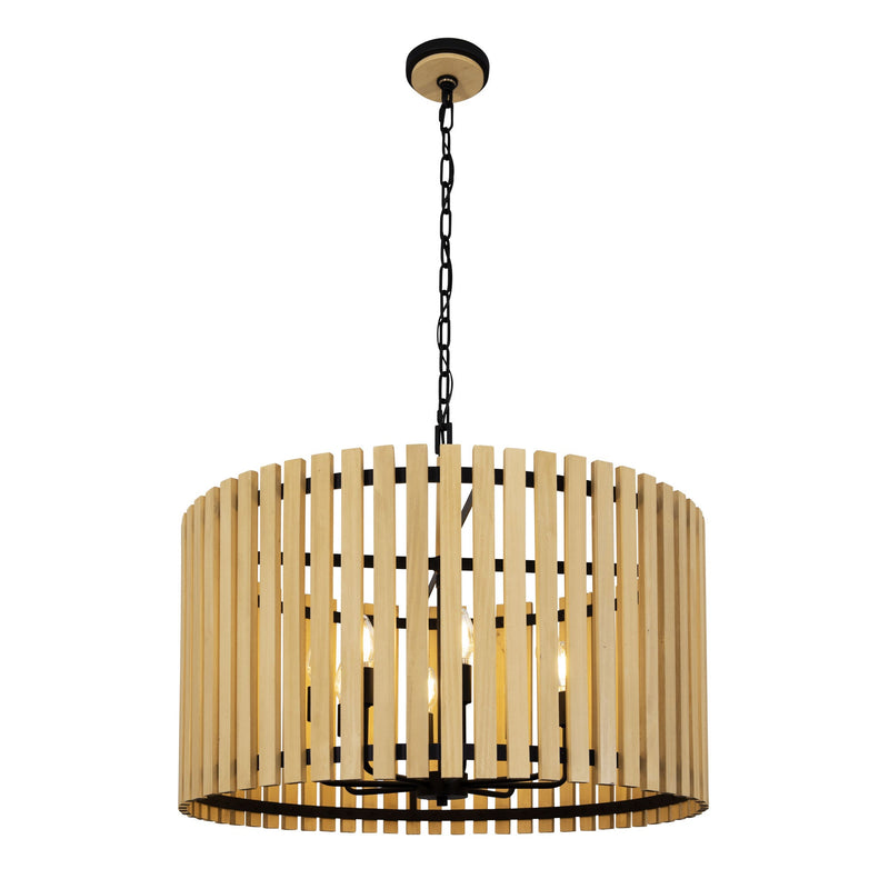 matte black/honey blonde pendant light
