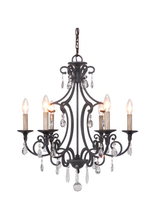 matte black chandeliers