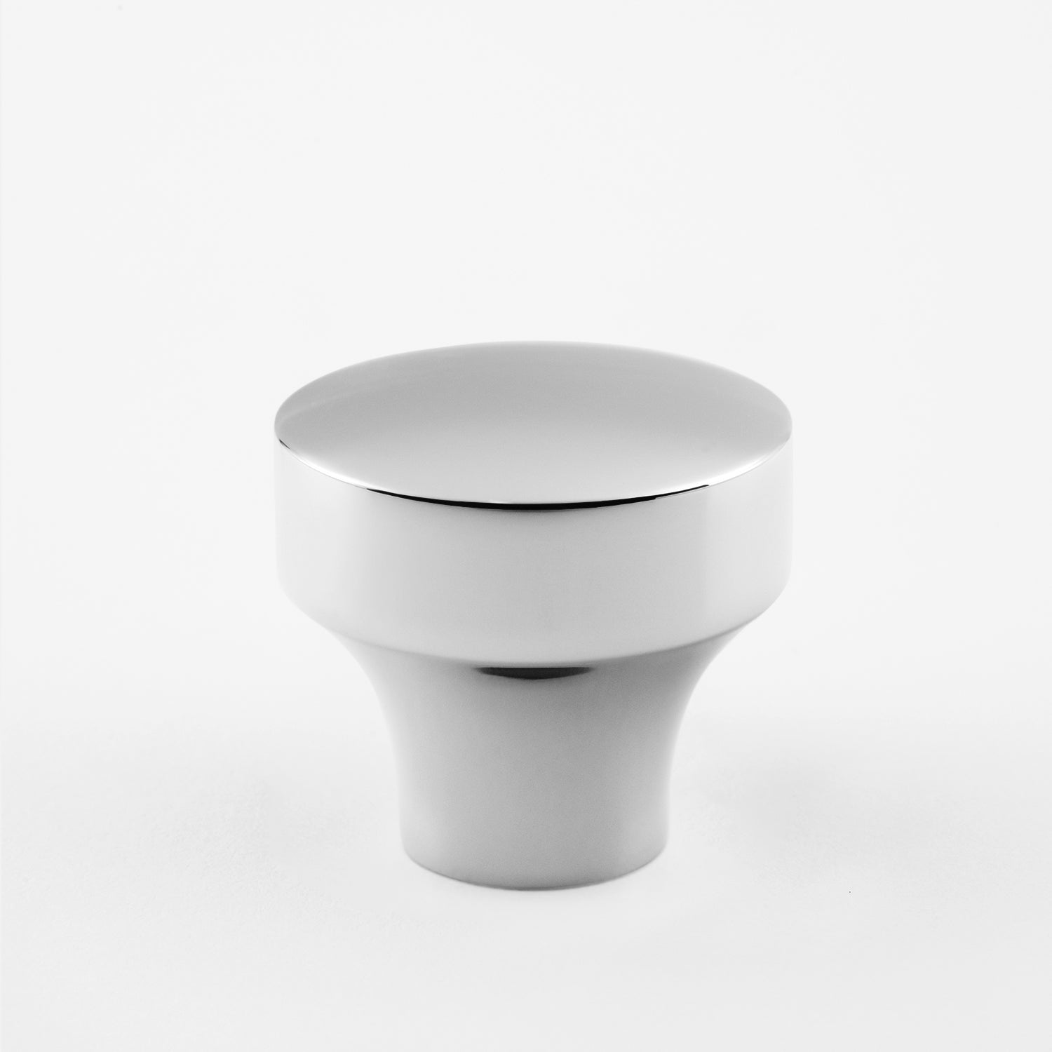 polished chrome knob