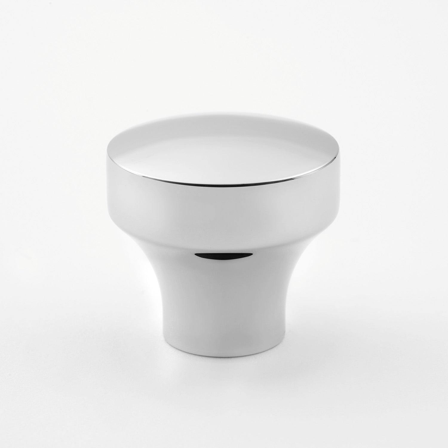 polished chrome knob