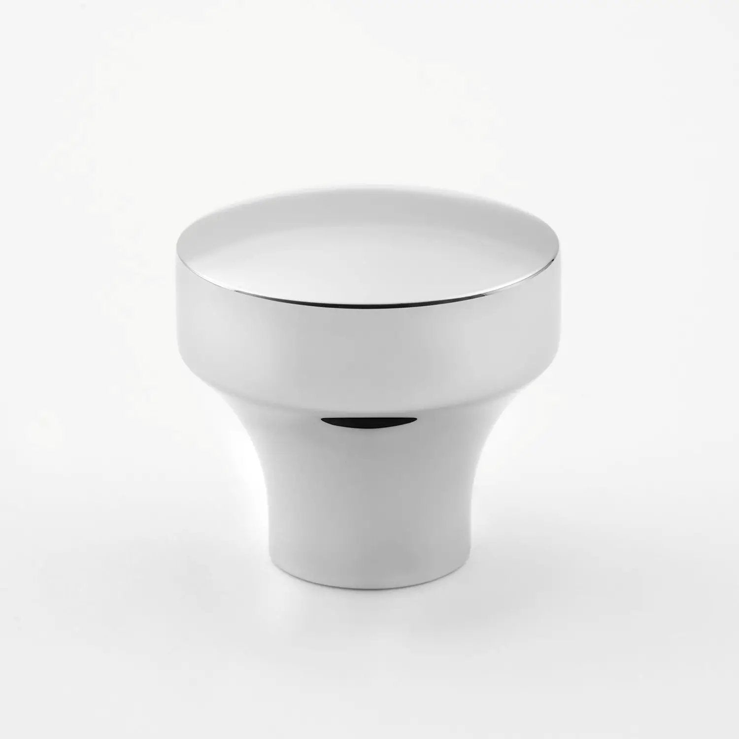 polished chrome knob