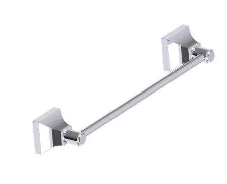polished chrome towel bar