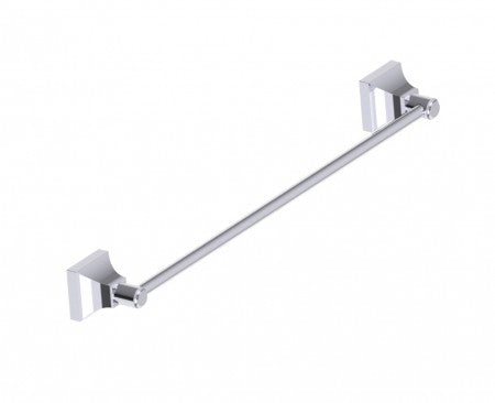 polished chrome towel bar
