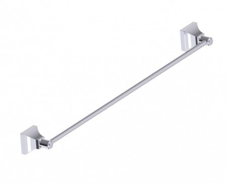 polished chrome towel bar