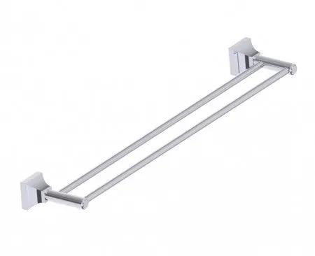 polished chrome towel bar