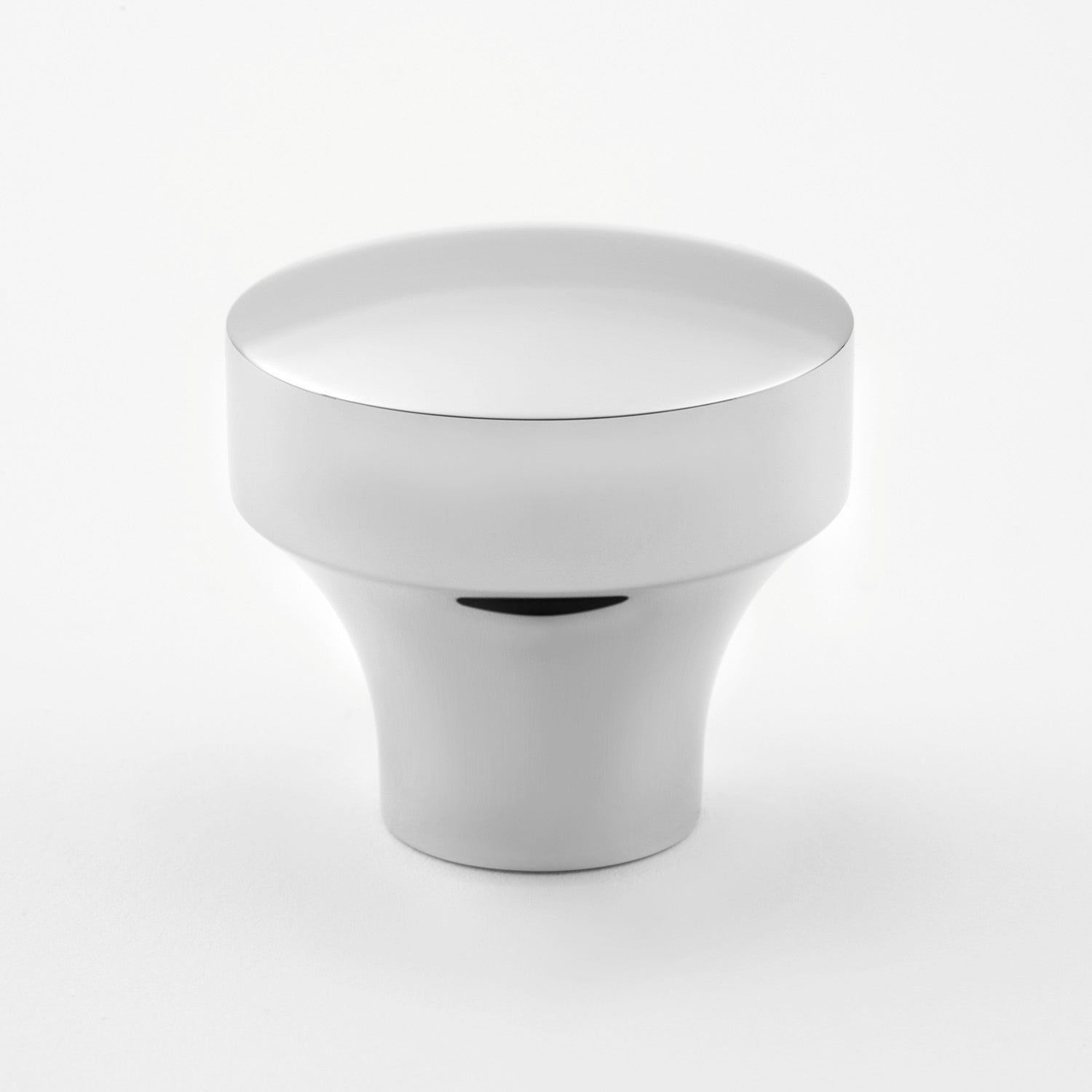 polished chrome knob