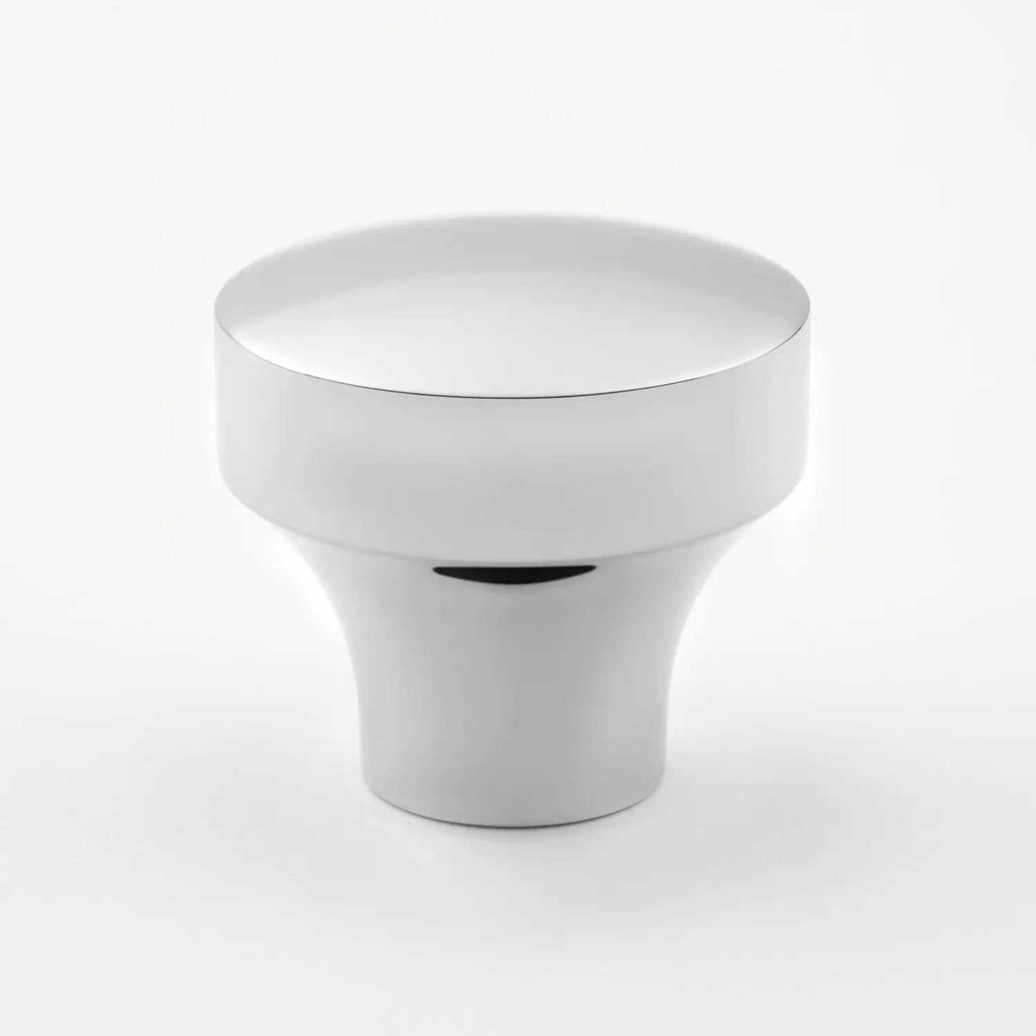 polished chrome knob