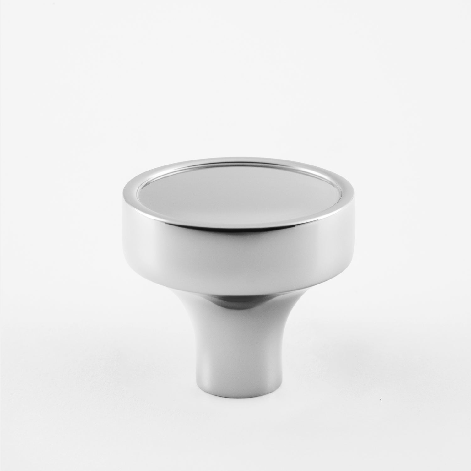 polished chrome knob