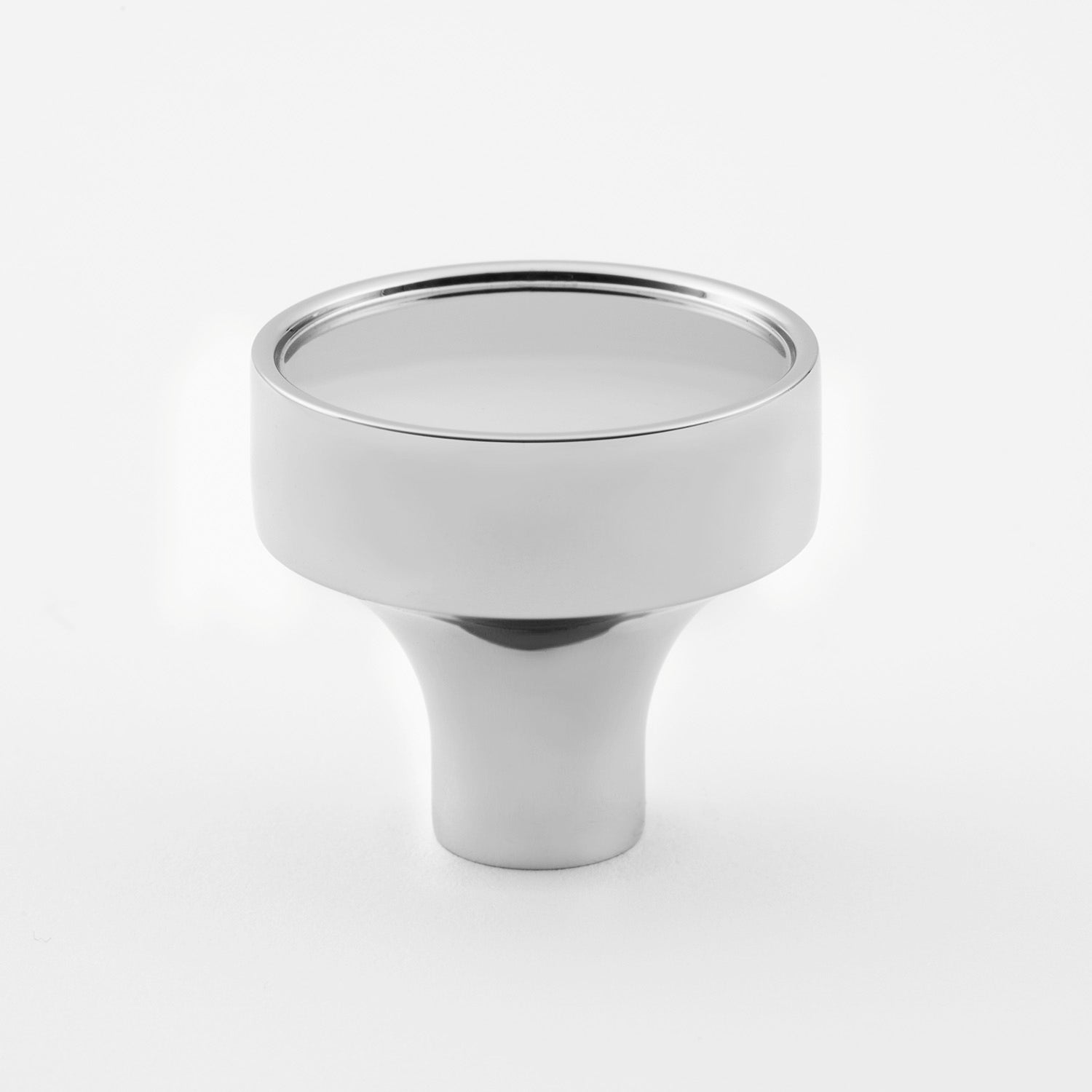polished chrome knob