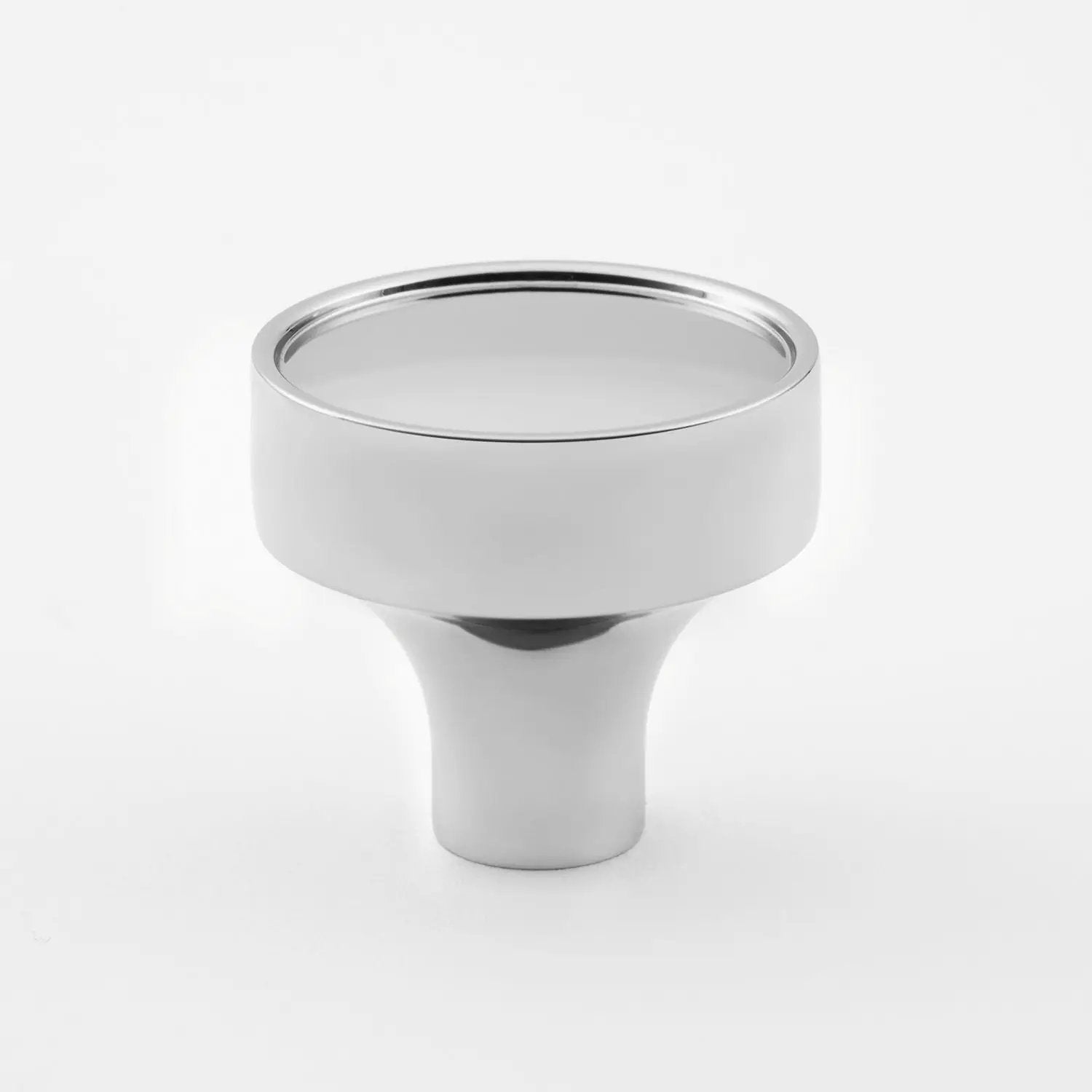 polished chrome knob