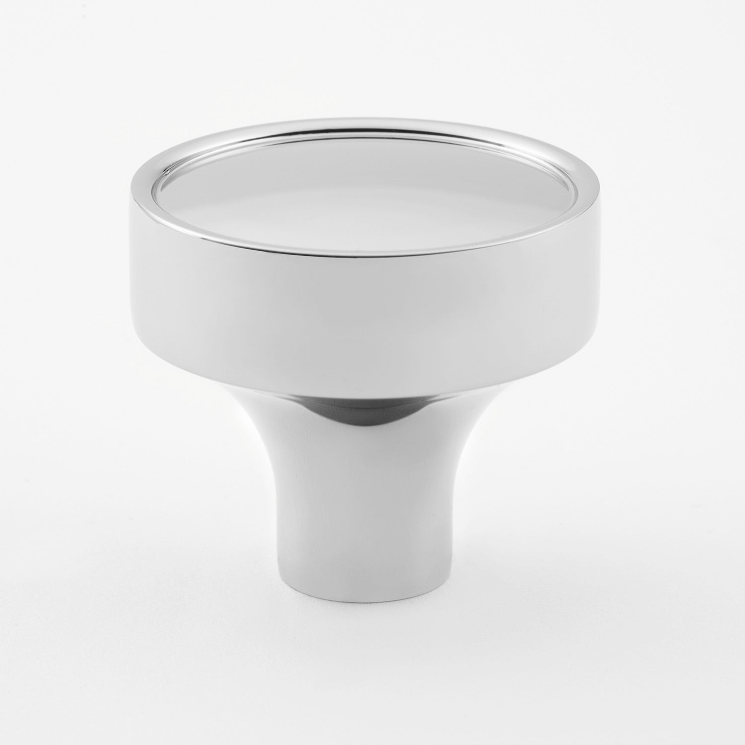polished chrome knob