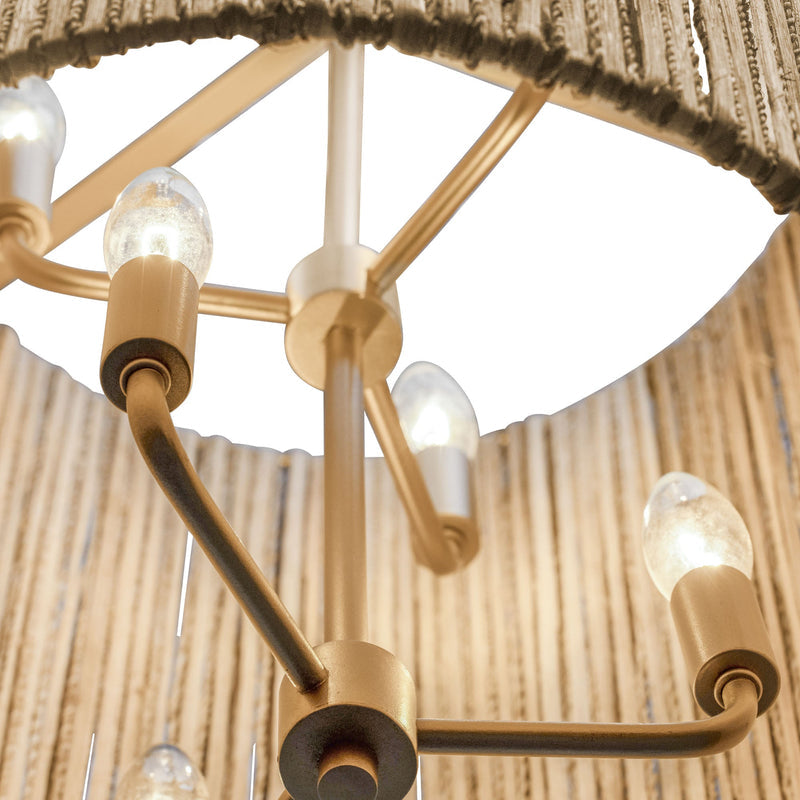 french gold pendant light