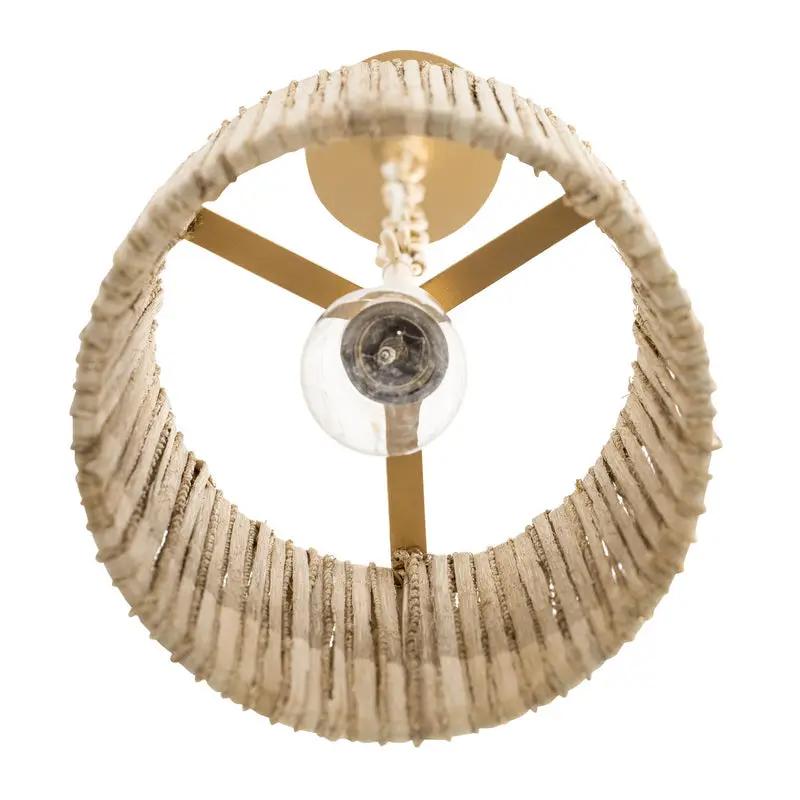 french gold pendant light