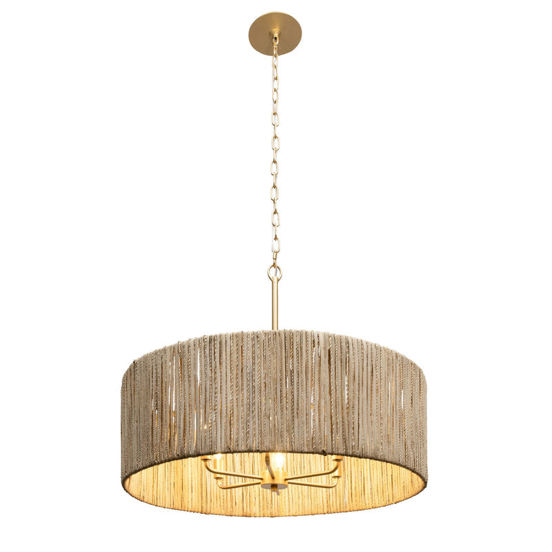 french gold pendant light