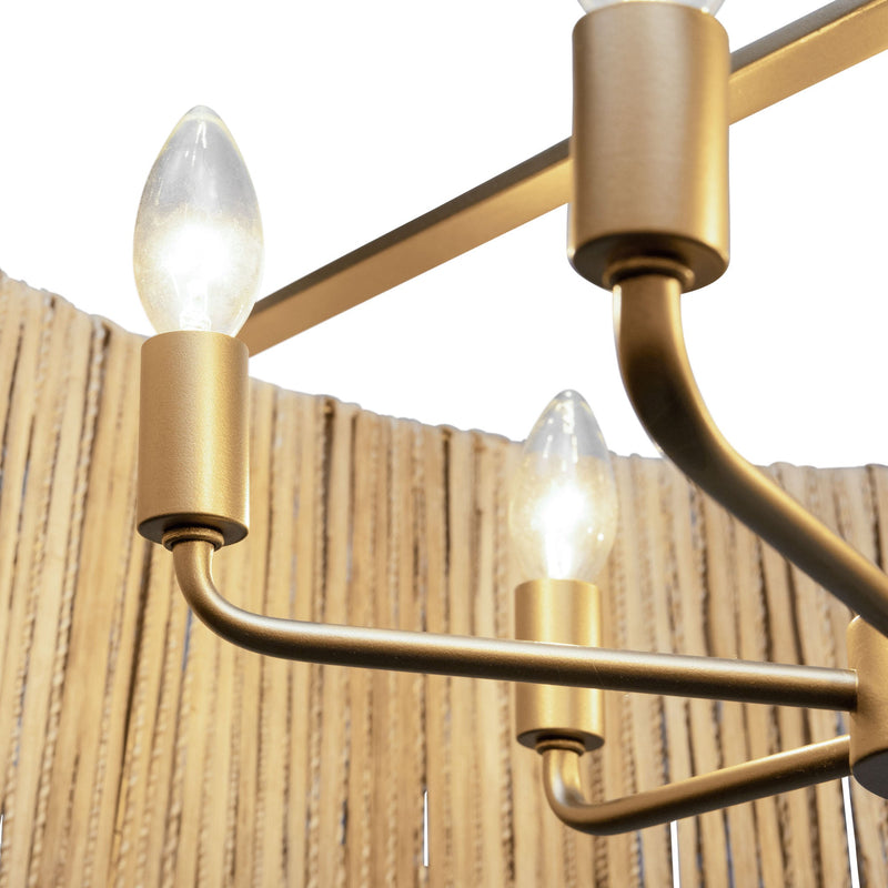 french gold pendant light