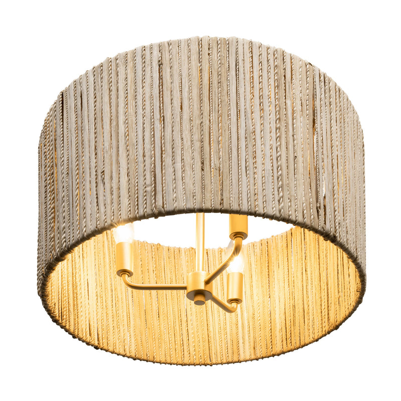 french gold ceiling mount light