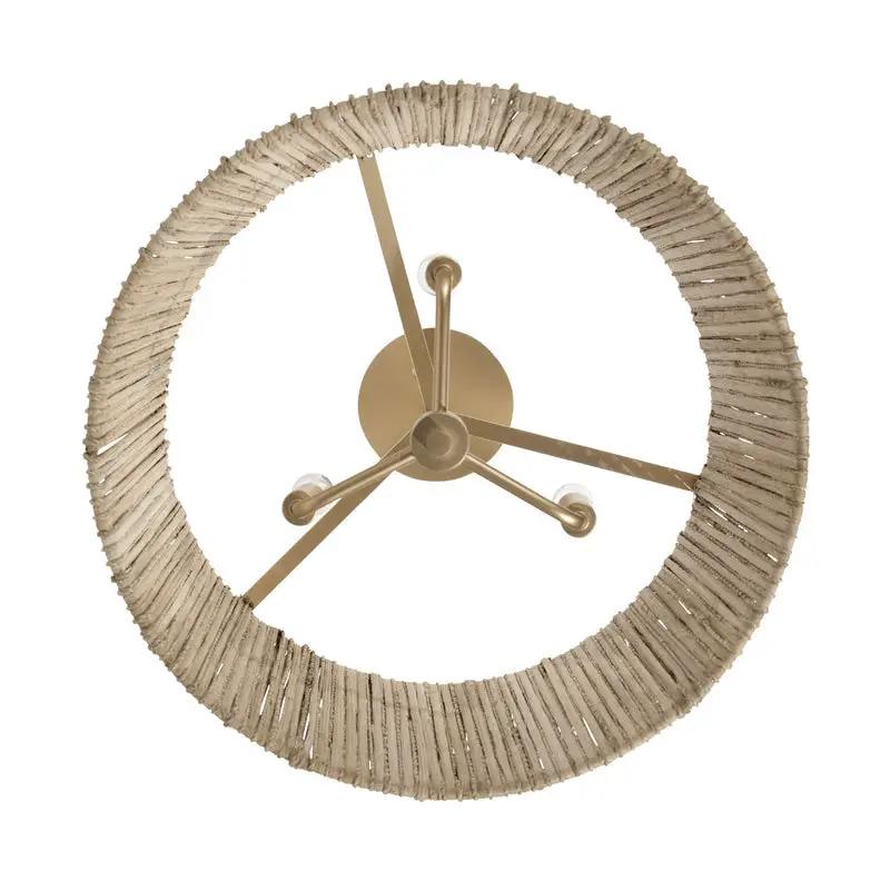 french gold ceiling mount light