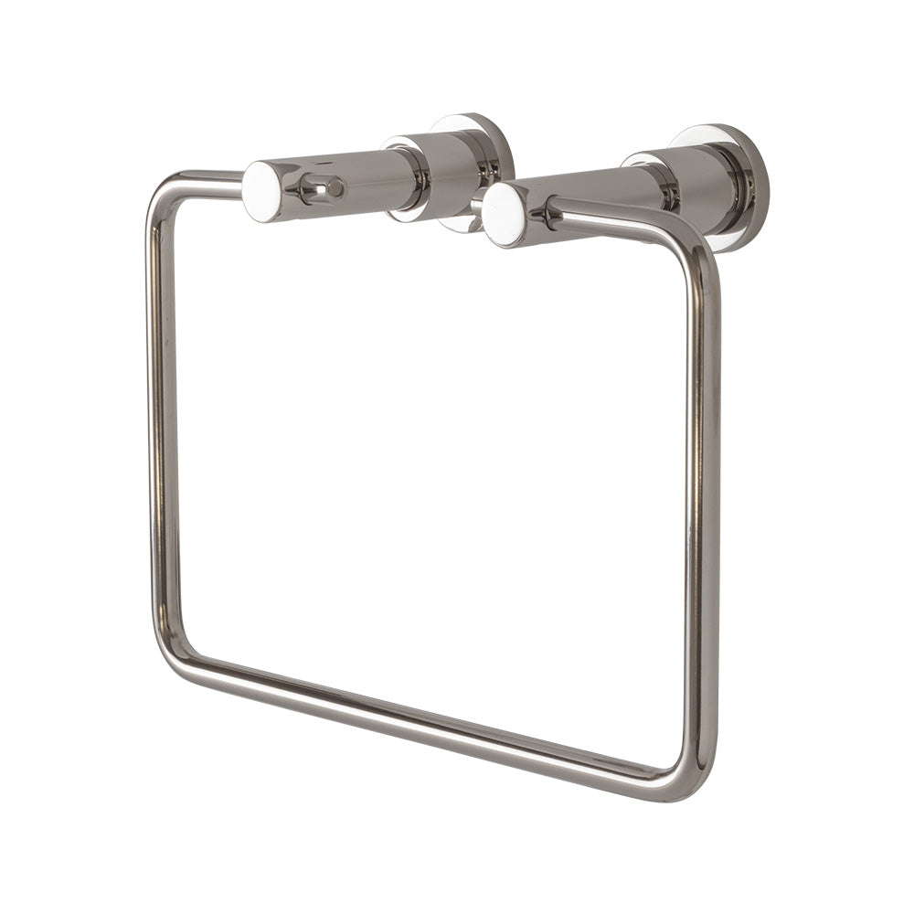 polished stainless steel towel ring