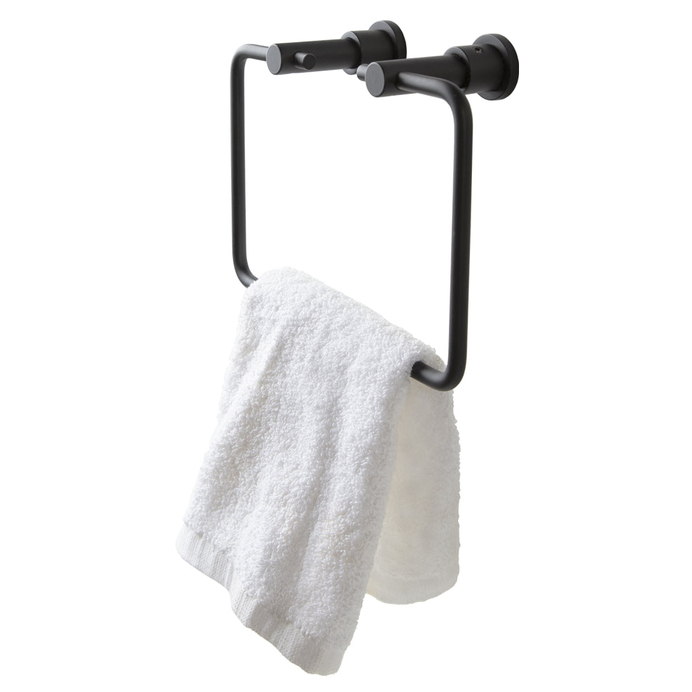 matte black towel ring