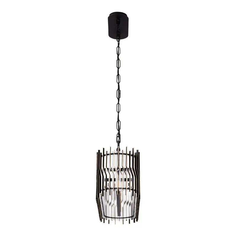 matte black/french gold chandelier