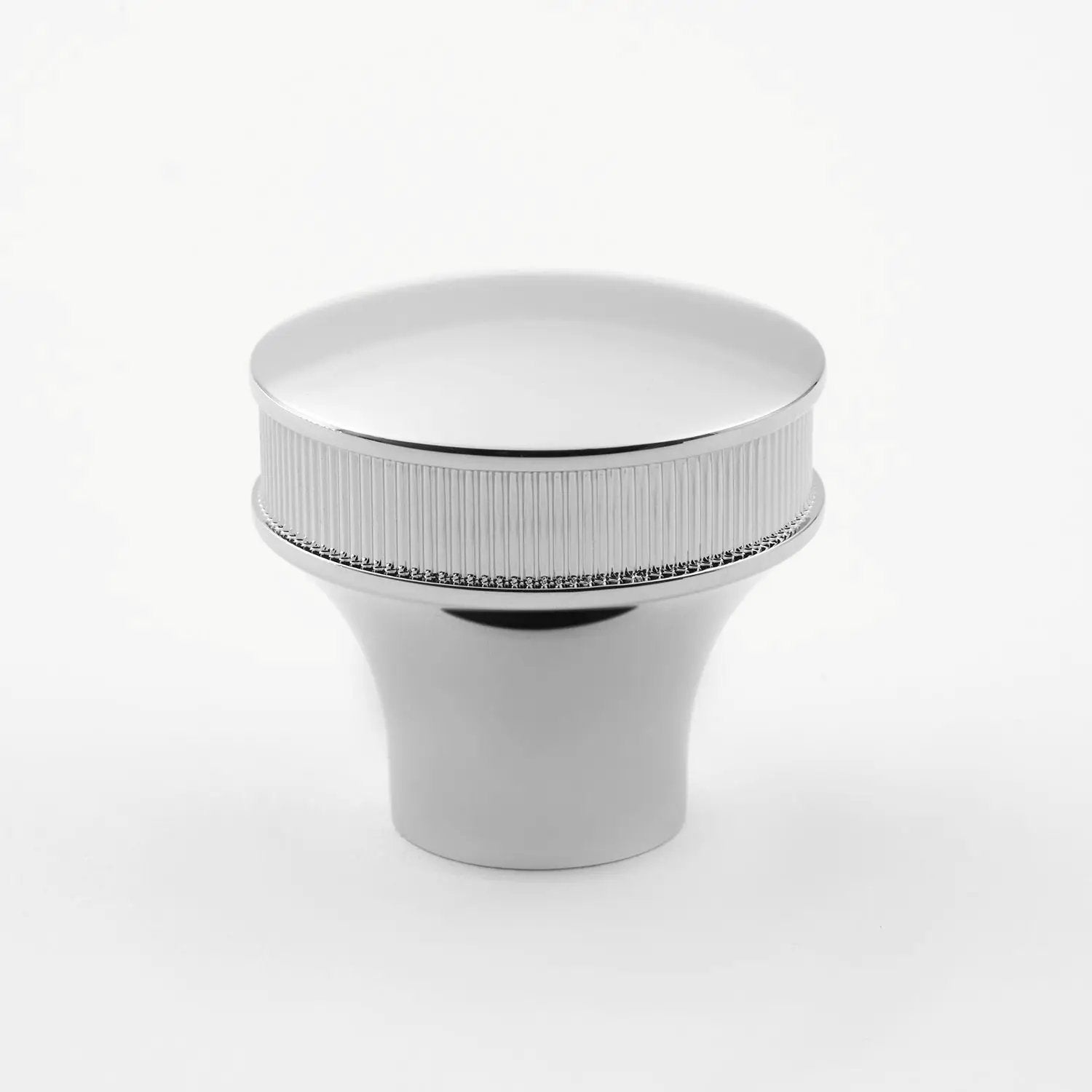 polished chrome knob