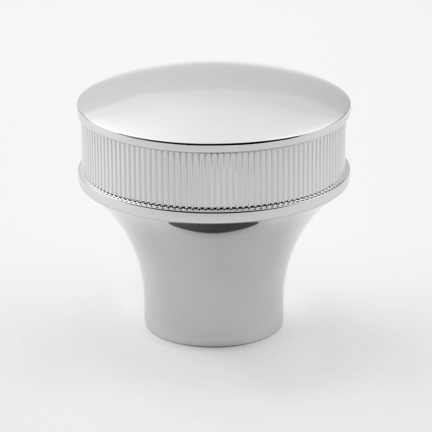 polished chrome knob