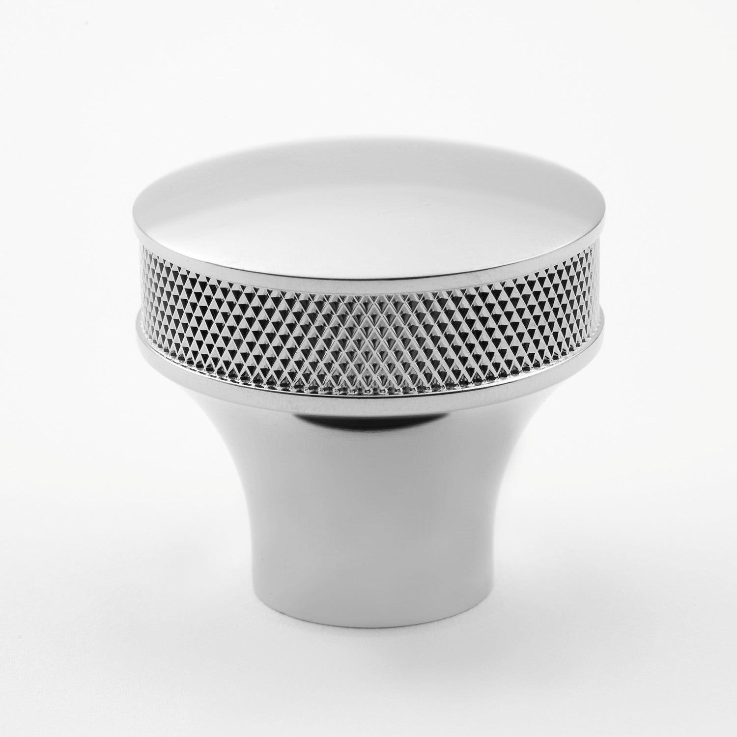 polished chrome knob