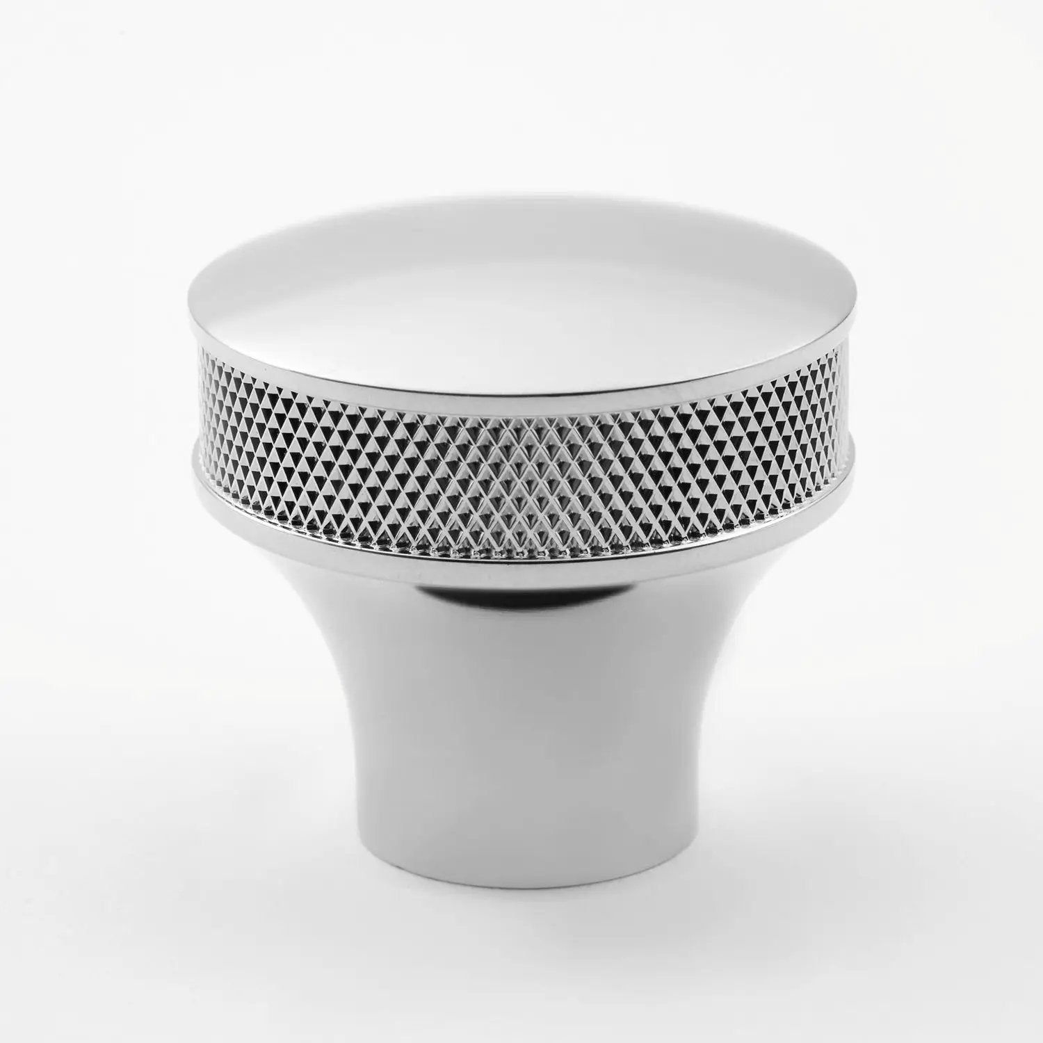 polished chrome knob