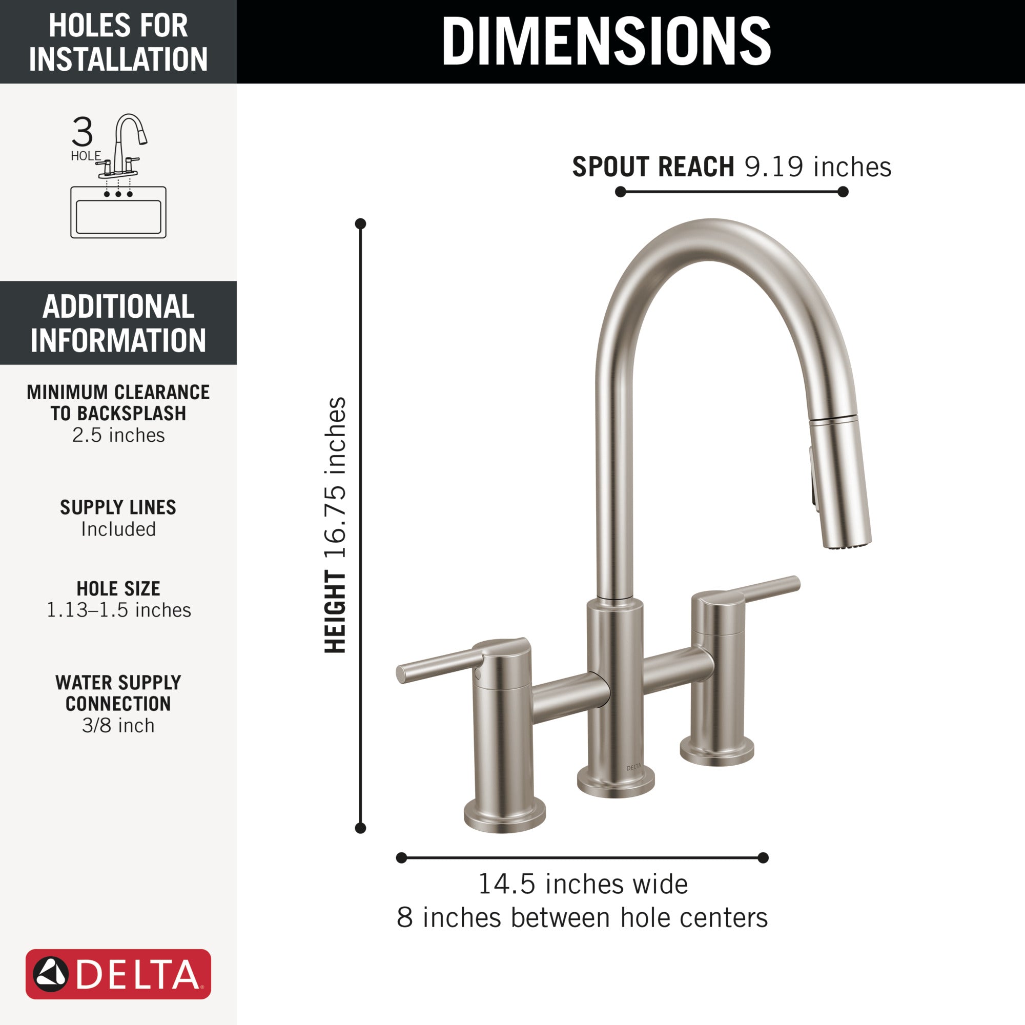 stainless kitchen faucet
