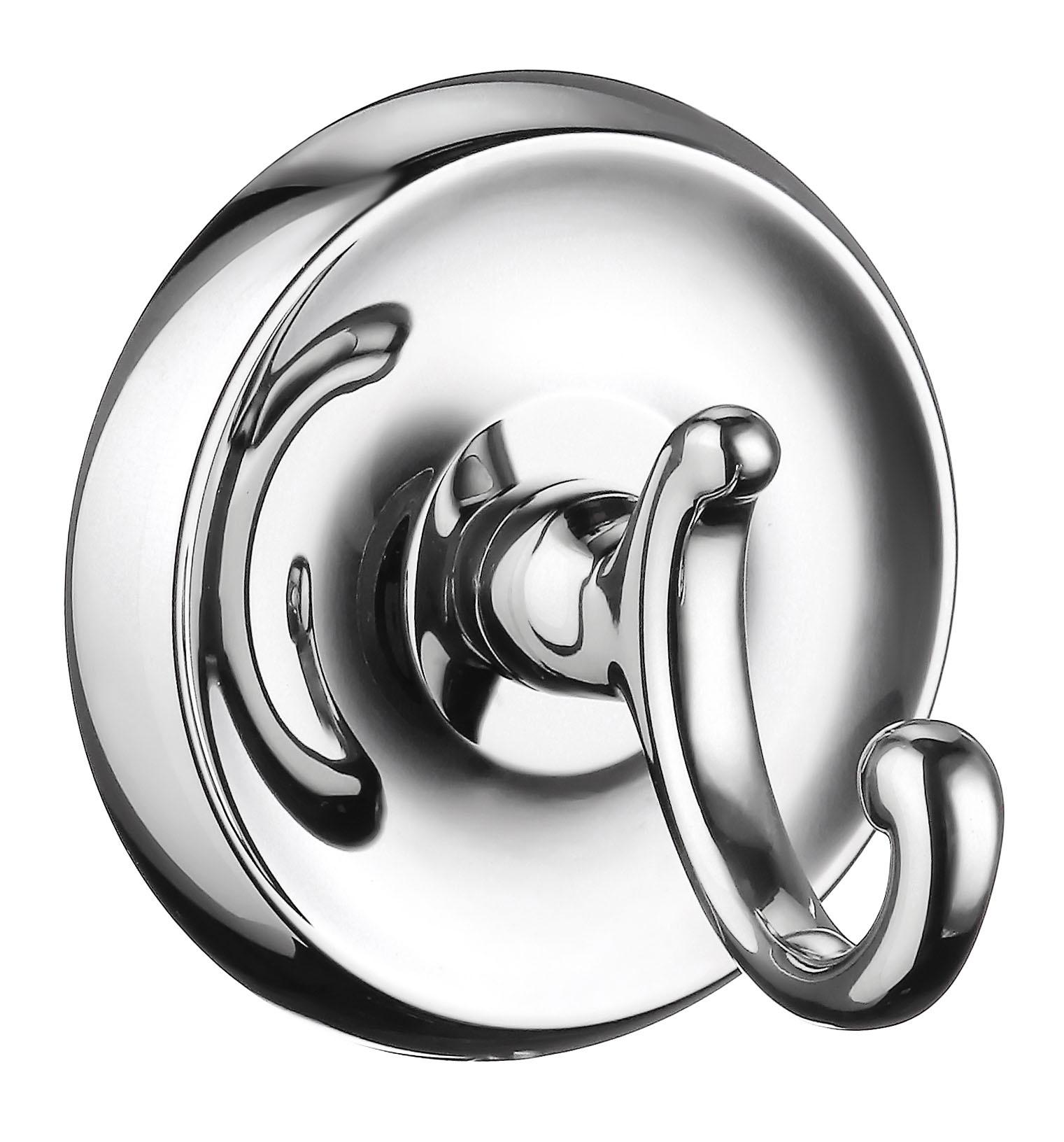 polished chrome towel hook