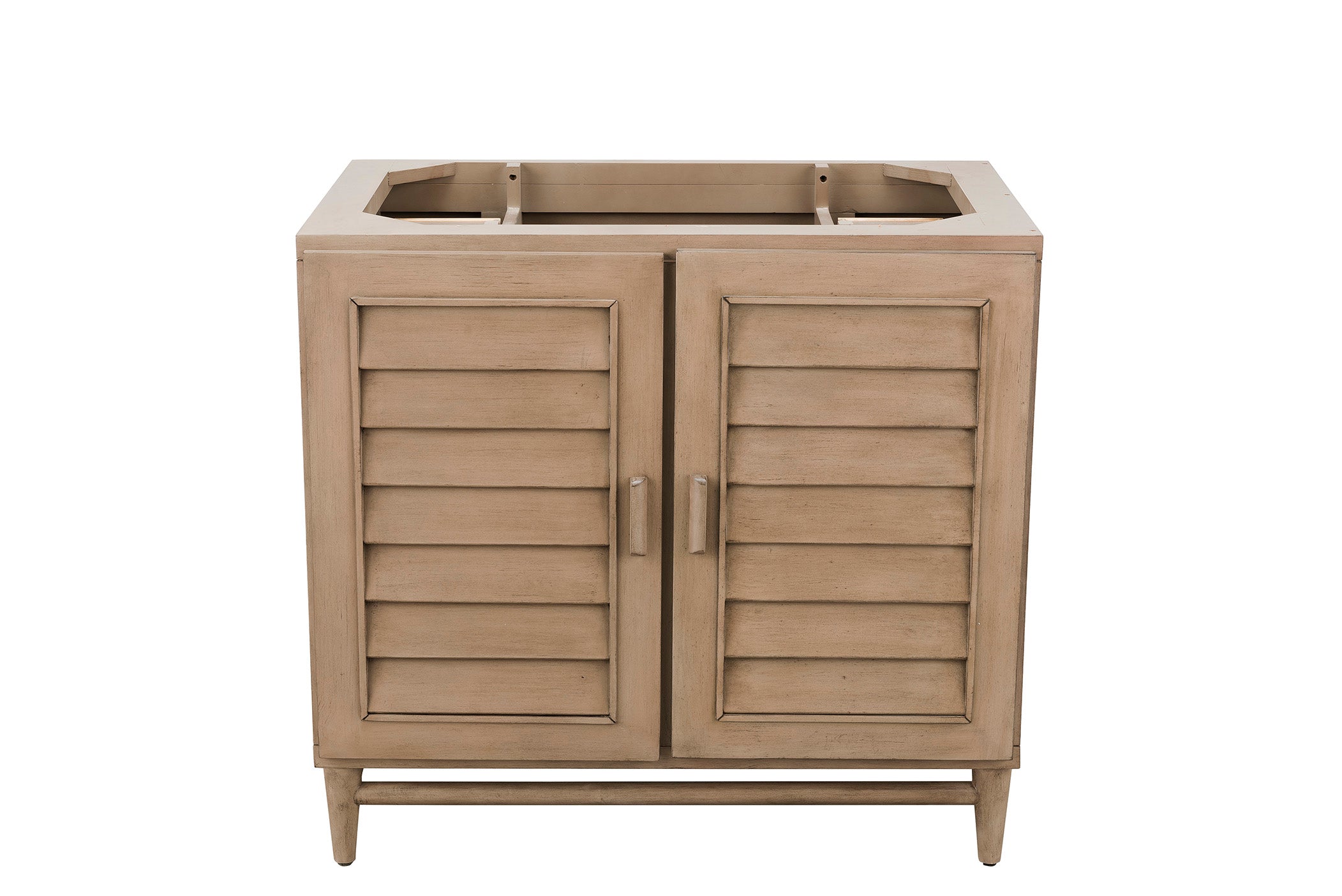 James Martin Vanities Portland 36" Single Vanity Whitewashed Walnut