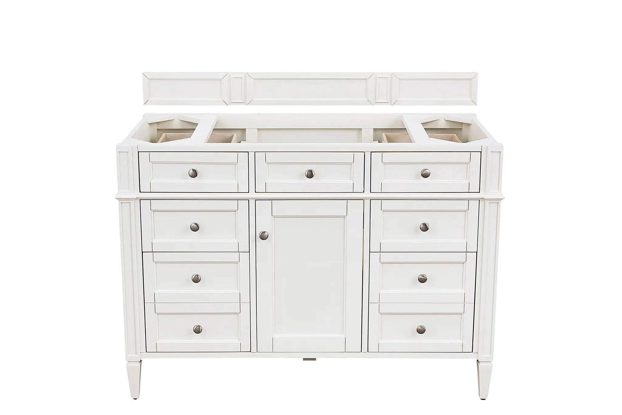 bright white vanity