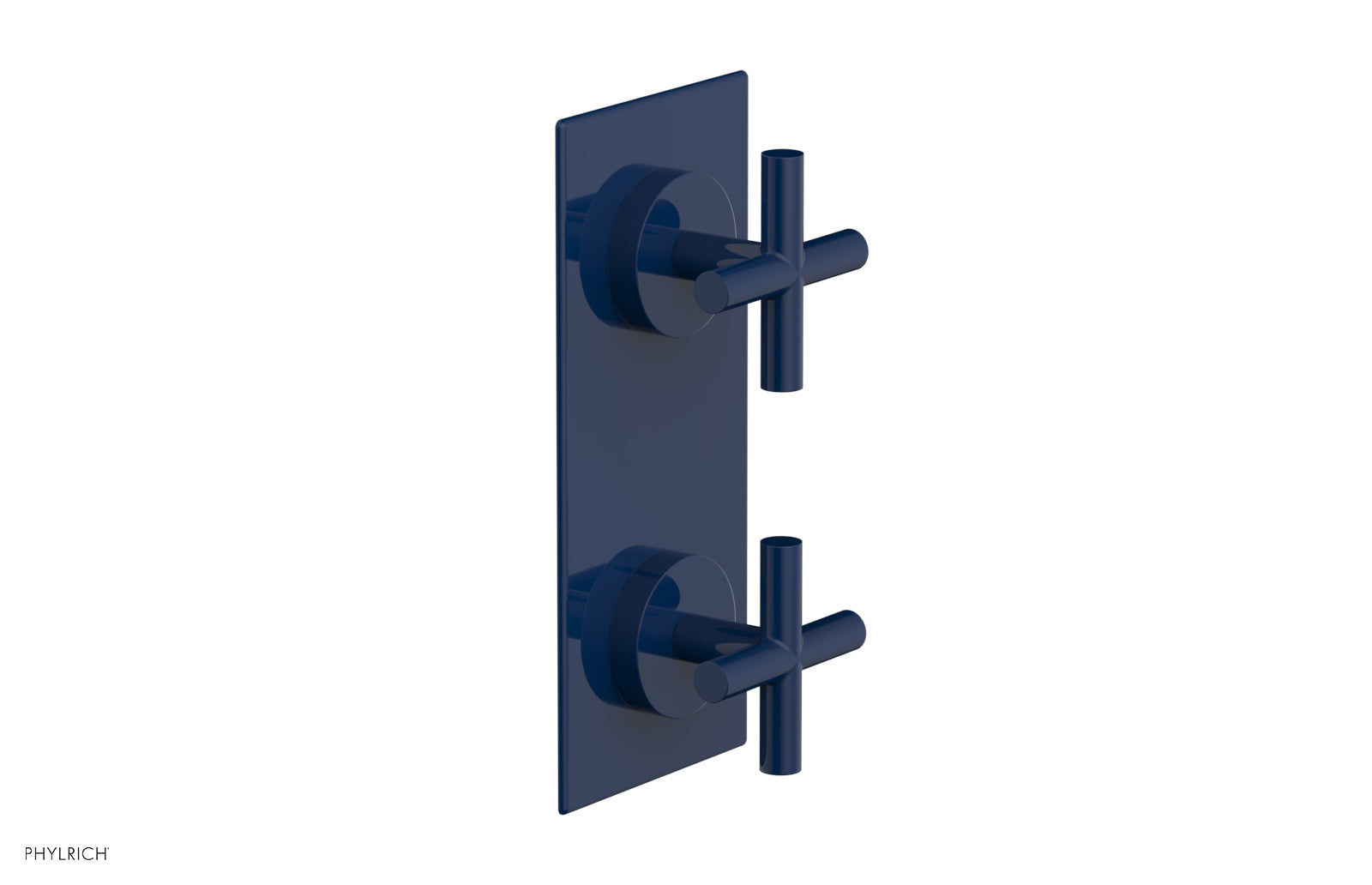 Phylrich TRANSITION 3/4" Thermostatic Valve with Volume Control or Diverter, Cross Handles by Phylrich
