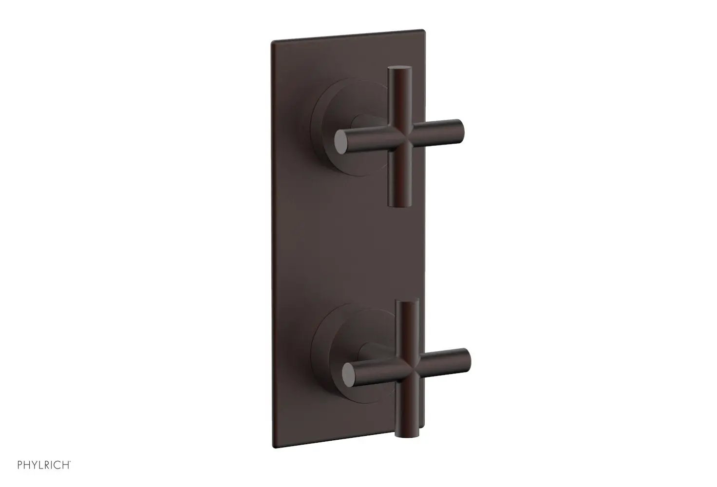 Phylrich TRANSITION 3/4" Thermostatic Valve with Volume Control or Diverter, Cross Handles by Phylrich