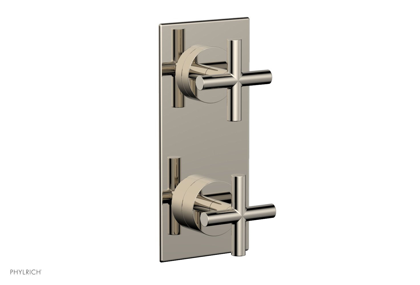 Phylrich TRANSITION 3/4" Thermostatic Valve with Volume Control or Diverter, Cross Handles by Phylrich