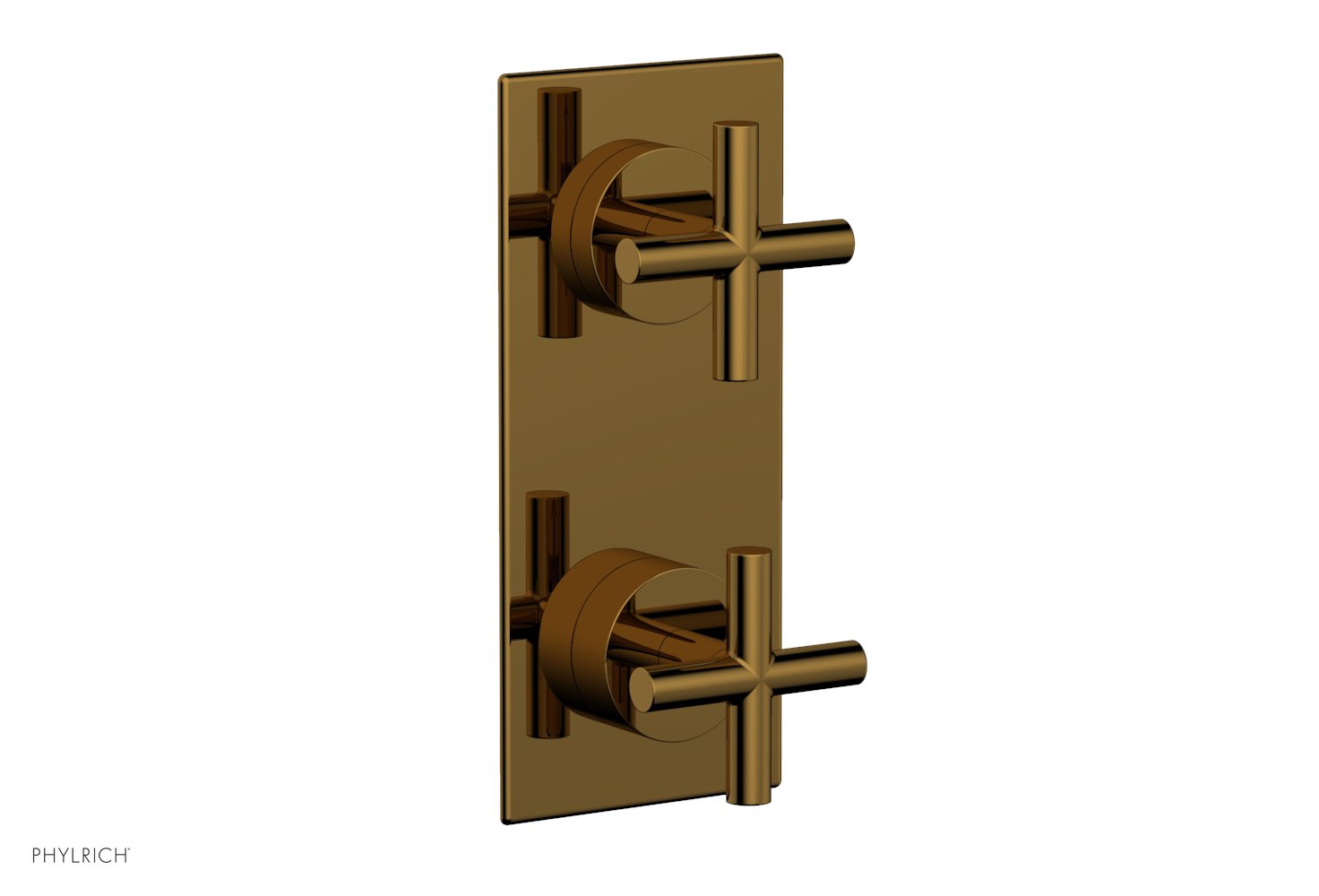 Phylrich TRANSITION 3/4" Thermostatic Valve with Volume Control or Diverter, Cross Handles by Phylrich