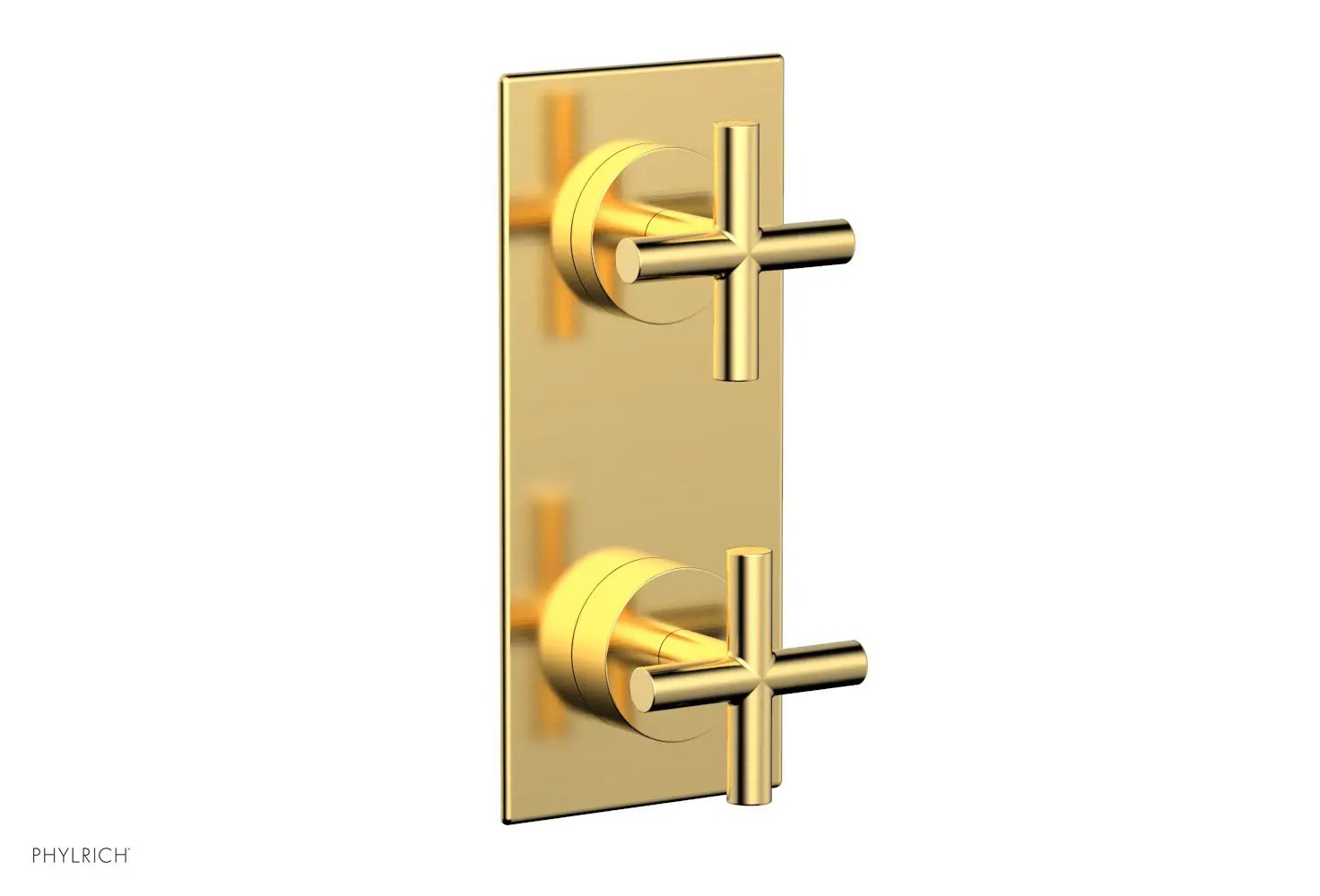 Phylrich TRANSITION 3/4" Thermostatic Valve with Volume Control or Diverter, Cross Handles by Phylrich