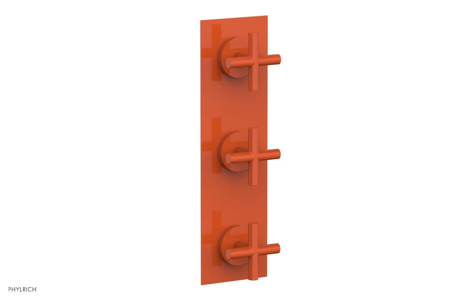Phylrich TRANSITION 3/4" Thermostatic Valve with Two Volume Control, Cross Handles by Phylrich